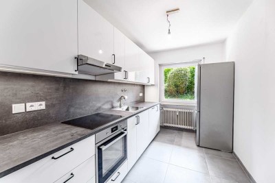 Geschmackvolle 2-Raum-Erdgeschosswohnung mit Balkon und EBK in Nürnberg