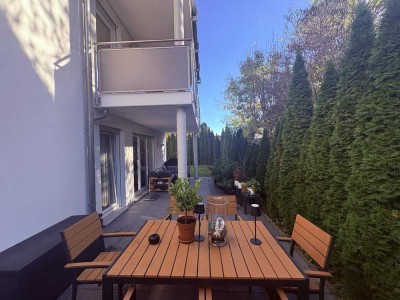 Traumhafte 4-Zimmerwohnung mit ca. 130 m² großem Garten in ruhiger Siedlungslage!!!