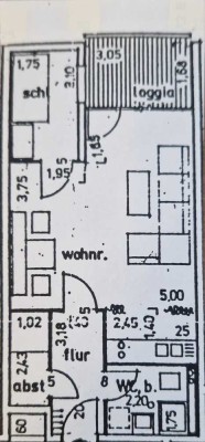 Schöne 1,5-Zimmer-Wohnung mit Balkon in Köln Finkenberg