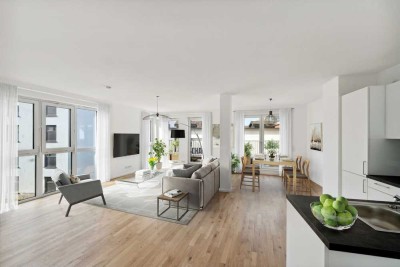 4-Zimmer-Wohnung mit Terrasse/Balkon am Kieler Bootshafen