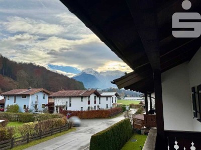 Top gepflegte 2‑Zimmer‑Wohnung mit Bergblick in Bischofswiesen