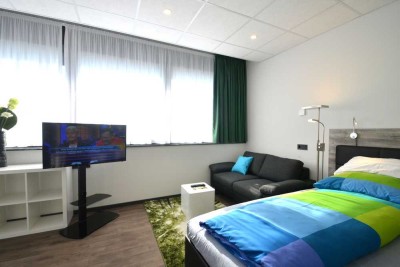 Schickes 1-Zimmer-Penthouse, kleines Apartment für großes Luxusgefühl, Offenbach