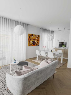 Historischer Charme trifft modernes Wohnen – großzügige EG-Wohnung mit Terrasse