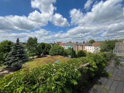 Genießen Sie den Ausblick. 3,5-Zimmer-Maisonettewohnung in zentrumsnaher Lage von Mülheim!