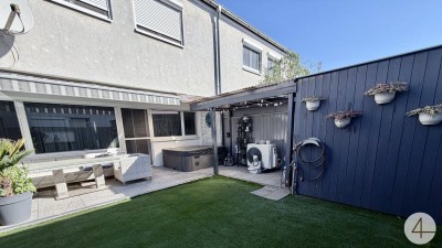 7 Minuten zur U2 - Reihenhaus - ruhiger sonniger Garten - Klimaanlage - Carport