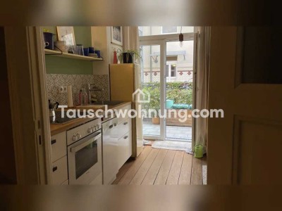 Tauschwohnung: Biete 2,5 Zimmer im Karoviertel mit eigener Terrasse