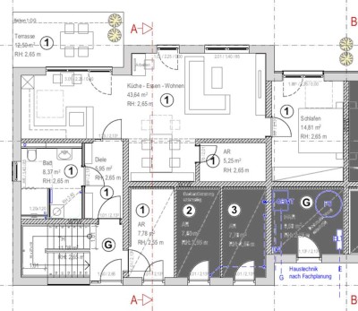 Wohneinheit 1 / 2-Raum Wohnung zu verkaufen