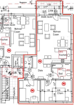 Erstbezug - Ansprechende Etagenwohnung mit Balkon in Moers - Schwafheim