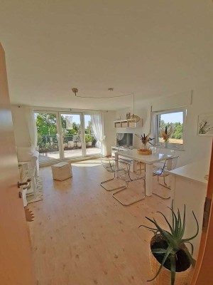 Top 2-Zimmer Maisonette Wohnung mit Balkon und tollem Ausblick