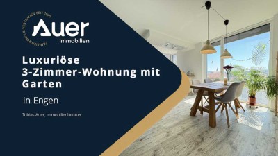 Moderne 3-Zimmer-Wohnung mit Gartenanteil in Engen