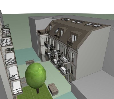 Attraktive Stadtvilla Neubau mit Dachterrasse/ Balkone in Maxvorstadt
