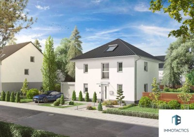 Moderne Neubau-Stadtvilla mit KfW-QNG-40 Plus-Zertifikat in Sprendlingen
