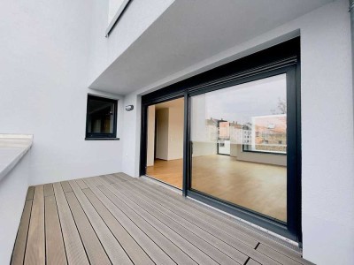 Ab 01.09.2024 * Wohnen an der Weißen Elster * großer Balkon * 2 Bäder * Ankleide * Einbauküche