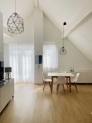 Exklusives voll möbliertes 2-Zimmer Penthouse im Neubau mit großer Dachterrasse in Gaimersheim