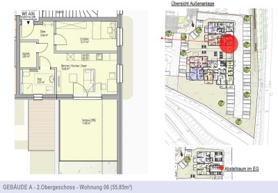 2 - Zimmer Wohnung mit imposanter Dachterrasse!