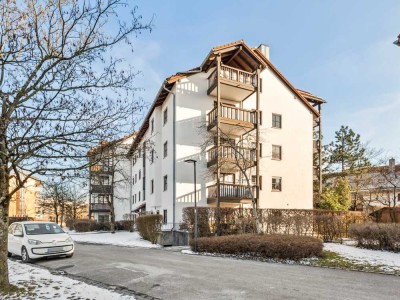 Attraktive 2-Zimmer-Wohnung mit Westbalkon und Garagenstellplatz in Germering