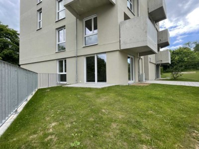 Neubau- Rollstuhlgerechte 3-ZKB-Wohnung mit Einbauküche und Terrasse