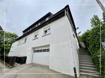 Ruhige 3-Zimmer-Wohnung mit großem Gartenabteil und Garage in Weissach