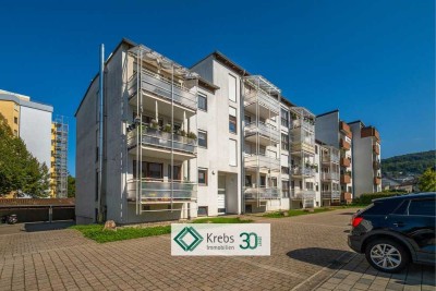 Sonnenverwöhnte 3-Zimmer-Wohnung mit Stellplatz