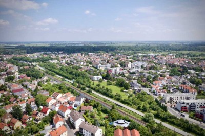 Barrierefreie, helle, neuwertige 3-Zimmer-Wohnung in schöner Lage mit Balkon, Keller und Stellplatz