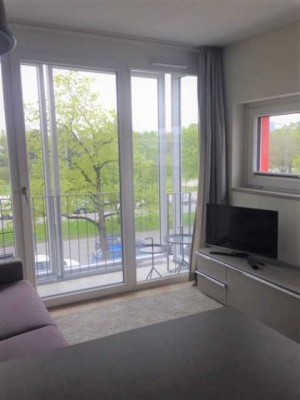 LUXUS-APARTMENT, BESTLAGE, VOLLAUSSTATTUNG, TAGESLICHTBAD, Mü Schwabing am Olympiapark