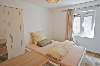 ✨ Luxus-WG Mannheim: Möbliertes Zimmer mit Bar & edlem Marmor-Boden (All-in, Erstbezug)
