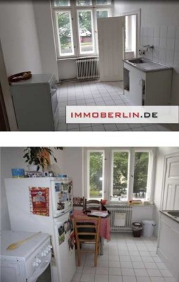 IMMOBERLIN.DE - Schöne Stuck-Altbauwohnung mit Balkon nahe Tempelhofer Hafen