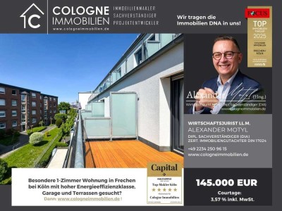 MODERNES APARTMENT/SINGLEWOHNUNG MIT GARAGE, 2xTERRASSE, EBK UND AUFZUG -KfW 40 STANDARD-