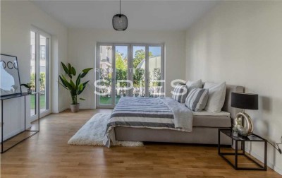 Exklusive 4-Zimmer-Wohnung mit Terrasse und Garten im Erstbezug