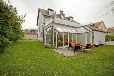 ++provisionsfrei++ EIGENTLICH EIN HAUS - Riesige Garten-Maisonette mit Wintergarten und Dachterrasse