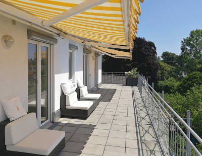 Lichtdurchflutetes Penthouse 3 ZKB mit Traumterrasse, nahe Innenstadt und Luitpoldpark, IN-Süd