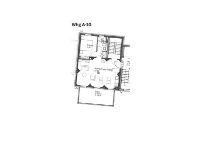 2-Zimmer-Turmwohnung mit Balkon