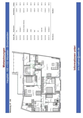 4-Zimmer-Wohnung 2. OG mit großzügiger Terrasse in Würselen