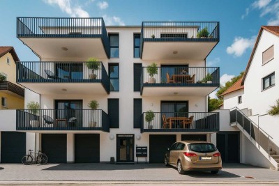 Moderne Eleganz trifft Wohnkomfort – 3-Zimmer-EG-Neubauwohnung