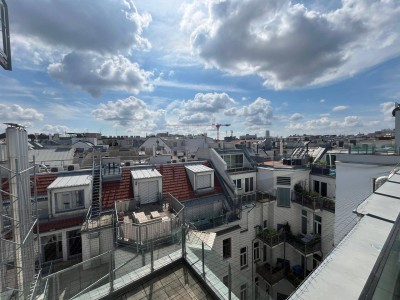 4-Zimmer-DG-Maisonette mit schöner Terrasse und fast 200 m² Wohnfläche - zu mieten in Bestlage in 1030 Wien