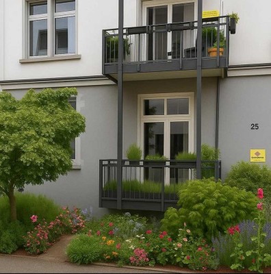 Provisionsfrei: Altbau Wohnung in Toplage Bornheim.