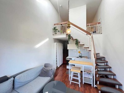 Top zoniertes Galerie-Apartment in Uni-Nähe - mit Home-Office