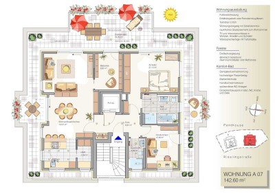 EXKLUSIVES PENTHOUSE MIT GROSSER DACHTERRASSE