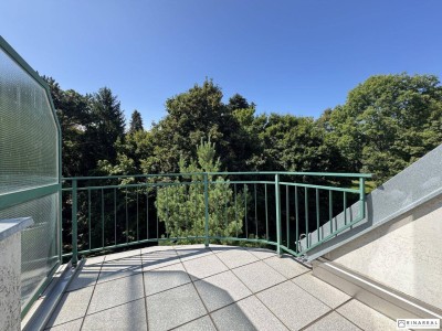 ALSZEILE | Schöne 2 Zimmer DG-Terrassenwohnung mit Grünblick | ca. 62 m² Wohnfläche | zzgl. Tiefgaragenstellplatz