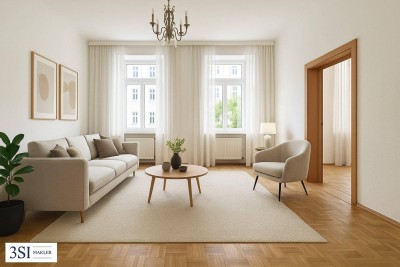 Ideal geschnittene 3-Zimmer-Altbauwohnung in guter Lage