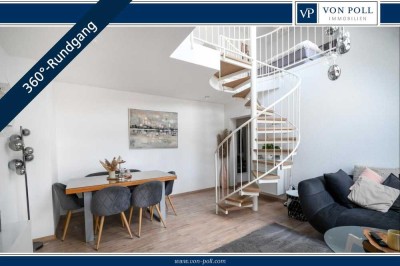 VON POLL| Stilvolle Maisonette-Wohnung mit Einbauküche und TG-Stellplatz