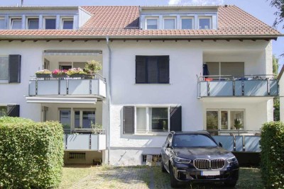 Wohnen in Kaltental: Ruhige 3-Zimmer-Wohnung mit Balkon in kleiner Einheit
