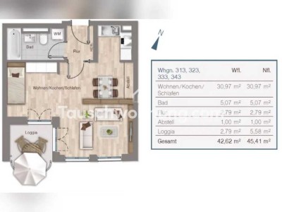 Tauschwohnung: Helle und gemütliche Wohnung für Einzelperson gesucht