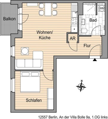 anschauen, einziehen, wohlfühlen