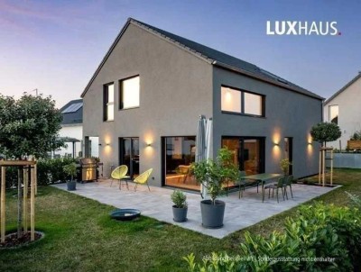 LUXHAUS Einfamilienhaus 162 m² alles noch individuell planbar Schlüsselfertig 100% Wohlfühlklima