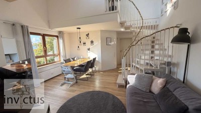 Hier stimmt alles! Moderne Maisonettewhg.  charmanter Süd-Loggia und 2 Tageslichtbädern u. Parken