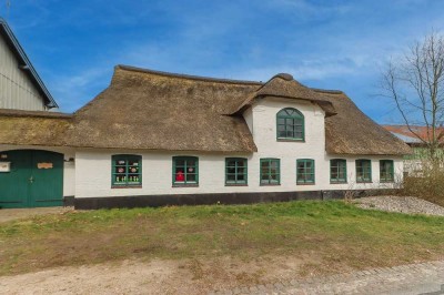 Naturgenuss und Familienleben - Reetdachhaus auf dem Lande