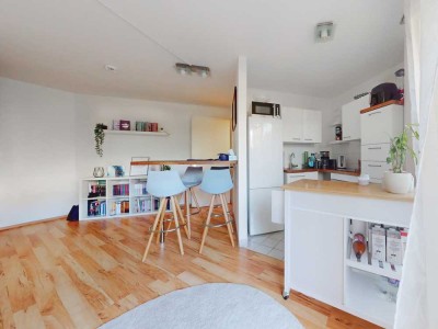 Modernes 1-Zimmer-Apartment mit Terrasse und Tiefgaragenstellplatz