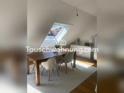 Tauschwohnung: Tauschwohnung: Helle und charmante Dachgeschosswohnung