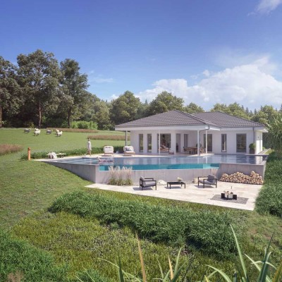 Wohntraum auf einer Ebene in perfekter Umgebung Putzbrunn